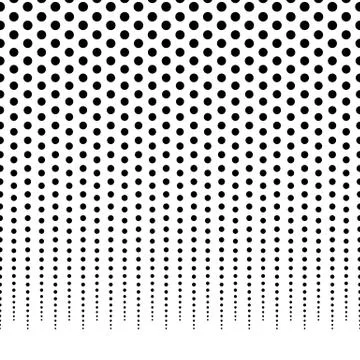 Horizontally repeatable halftone background / pattern fading from top. 스톡 일러스트