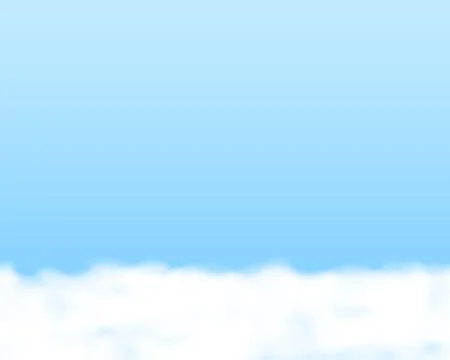 Horizontally seamless sky background. Stock Illustration