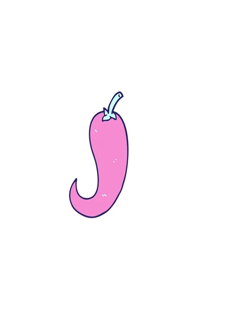 Horizontally vibrating animation of cartoon doodle red hot chilli pepper Stock Footage 324044000