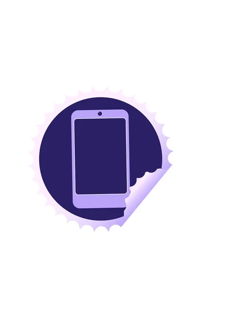 Horizontally vibrating animation of cell phone graphic vector illustration .. Stock Footage 324412620