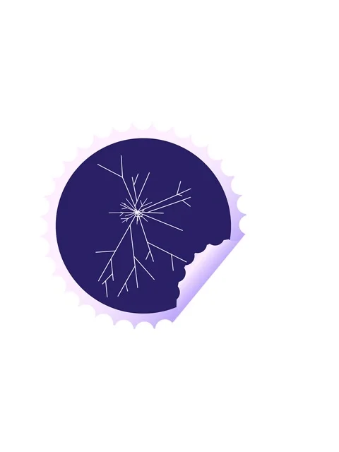 Horizontally vibrating animation of cracked screen graphic vector illustrat.. Stock Footage 323594592