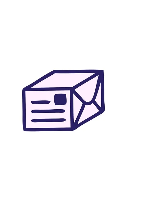 Horizontally vibrating animation of cute paper parcel 動画素材 324167123
