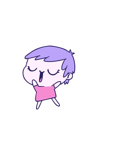 Horizontally vibrating animation of freehand drawn cartoon of cute kawaii s.. 库存影片 323595569