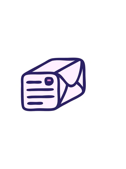 Horizontally vibrating animation of gradient shaded cartoon of a paper parcel Stock Footage 324247689