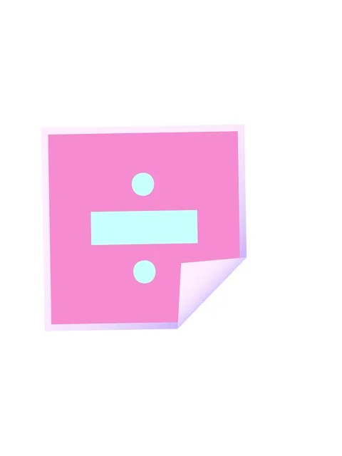 Horizontally vibrating animation of square peeling sticker cartoon of a div.. Stock Footage 324149999