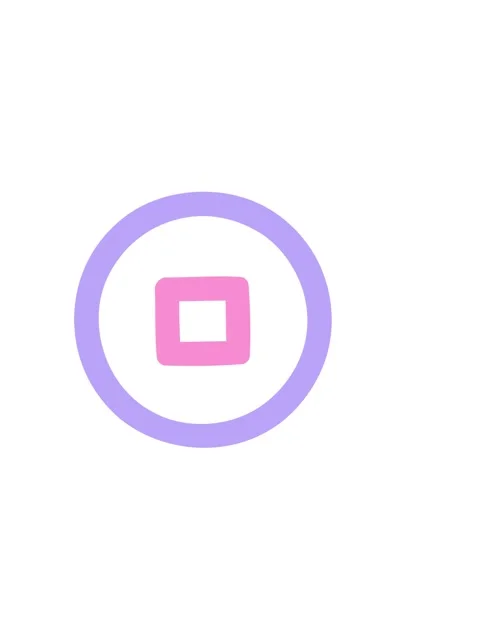 Horizontally vibrating animation of stop button symbol icon Stock Footage 324204765