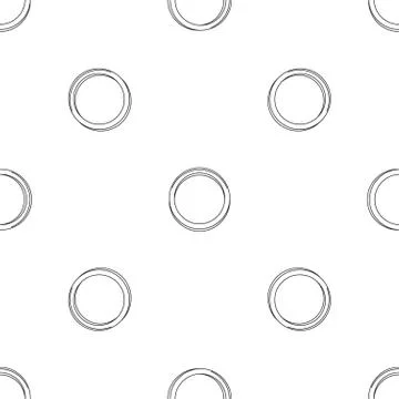 Hormonal ring pattern seamless vector Stockillustratie
