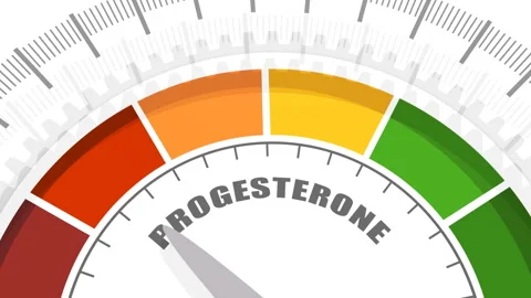 Hormone progesterone level. Stock Footage 145181199