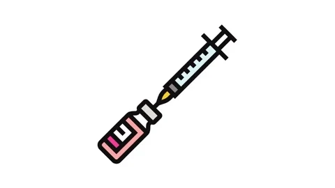 Hormone replacement injection vial Stock Footage 326113821