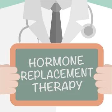 Hormone Replacement Therapy Stock-Illustration