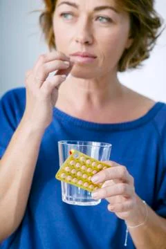 Hormone replacement therapy Stock Photos