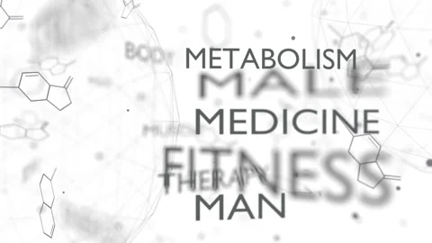 Hormone testosterone tags. Stock Footage 150434741