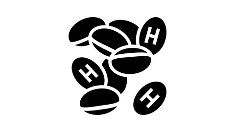 Hormone therapy capsule stack glyph icon animation Stock Footage 326139486