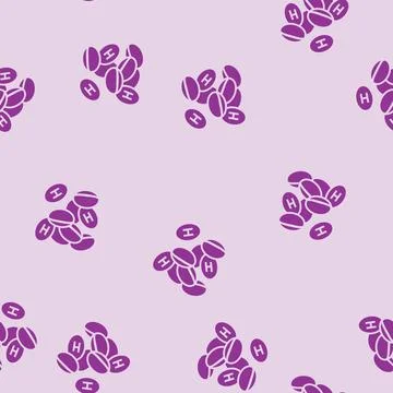 Hormone therapy capsule stack glyph seamless pattern Stock Illustration