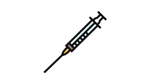 Hormone therapy syringe Stock Footage 326113826
