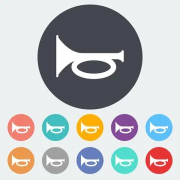 Horn icon Stock Illustration