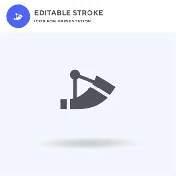 Horn icon vector, filled flat sign, solid pictogram isolated on white, logo i イラスト素材