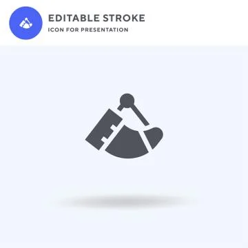 Horn icon vector, filled flat sign, solid pictogram isolated on white, logo イラスト素材