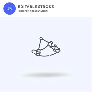 Horn icon vector, filled flat sign, solid pictogram isolated on white, logo Stock Illustration