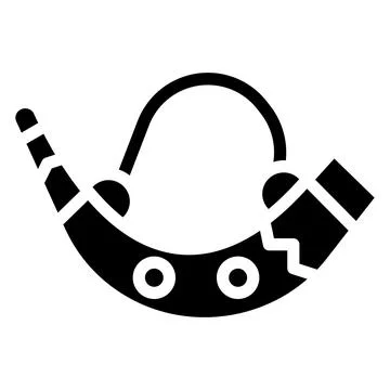 Horn Vector Icon Design Illustration Illustrazione stock