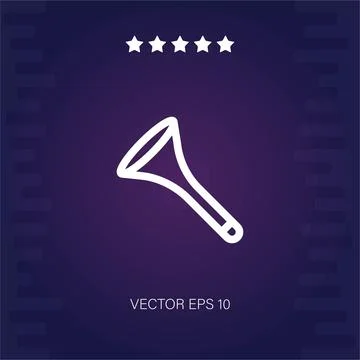 Horn vector icon Stock Illustration