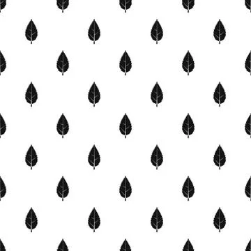 Hornbeam leaf pattern 库存插图