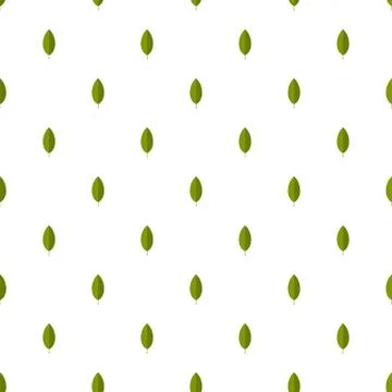 Hornbeam leaf pattern seamless Stock Illustration