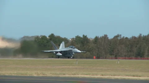 Hornet take off Stock Footage 911631