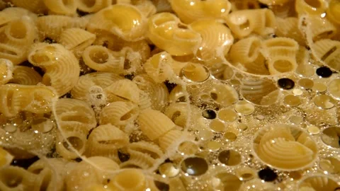 Horns rigate pasta is being prepared 動画素材 314204338