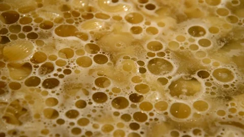 Horns rigate pasta is being prepared Stock Footage 314204352