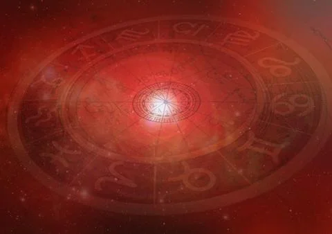 Horoscope Astologist Background Pattern Wallpaper Stock Illustration