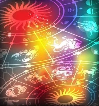 Horoscope background Stock Illustration