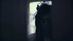 Scary Face of Asian Woman Appearing Horror Movie Stock Video - Video of  expression, eyes: 39955345