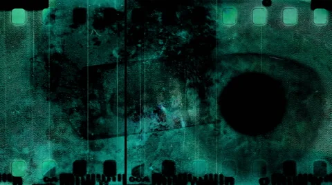 Horror Abstract Backdrop Blue Stock Footage 54501686
