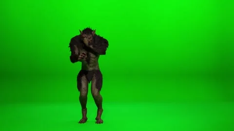 Horror Beast Dynamic Action VFX Asset Stock Footage 319005368
