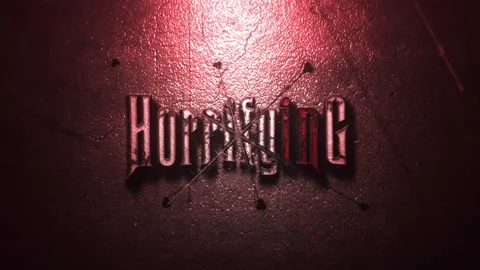 Horror Bloody Logo Intro Stock After Effects
