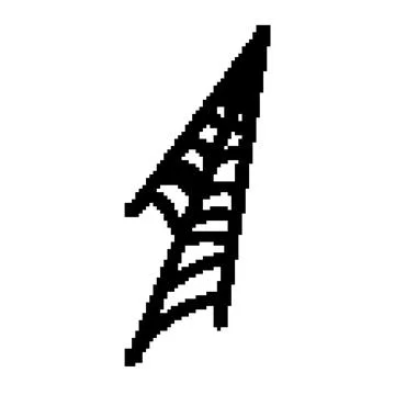 Horror cobweb pixel art vector illustration イラスト素材