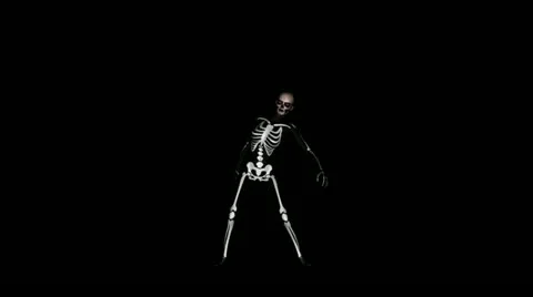 Horror Dancer II - Transparent Loop (+ alpha channel) Video stock 12131824