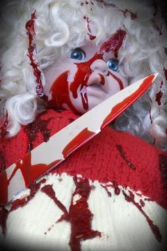 Horror Dolly Horror Stock Photos