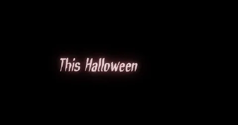 Horror Dramatic Motion Graphics Movie Trailer Glitching Text - This Halloween Vídeos de archivo 75167748
