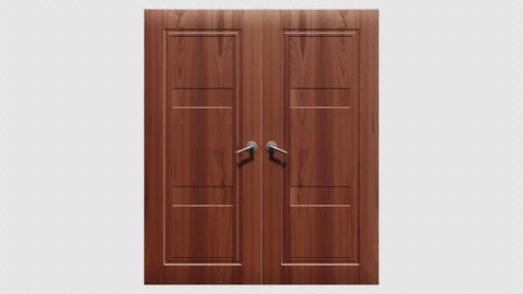 Horror Game Style Door Opening on Alpha Channel 動画素材 339634659