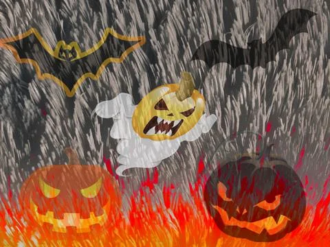 Horror Gradient イラスト素材