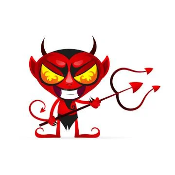 Horror hot imp Stock Illustration