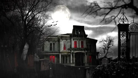 Horror House Background 動画素材 121142035