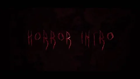 Horror Intro ~ After Effects Project ~ AE #221615756 | Pond5