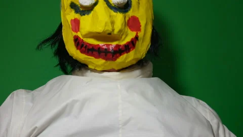 Scary Face Videos - Storyblocks