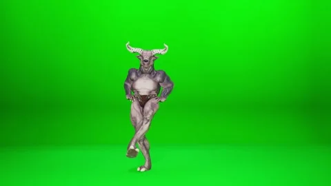 Horror Monster Full Body Dance VFX Asset Stock Footage 320606439