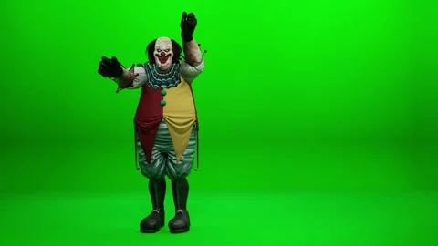 Horror Monster Taunt Sequence VFX Asset Stock Footage 318207961
