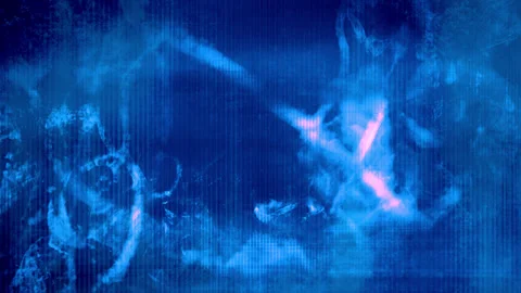 Horror motion design organic series loop nine Stock Footage 345447590