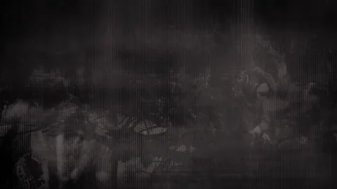 Horror motion design organic series loop twelve Stock Footage 345447604